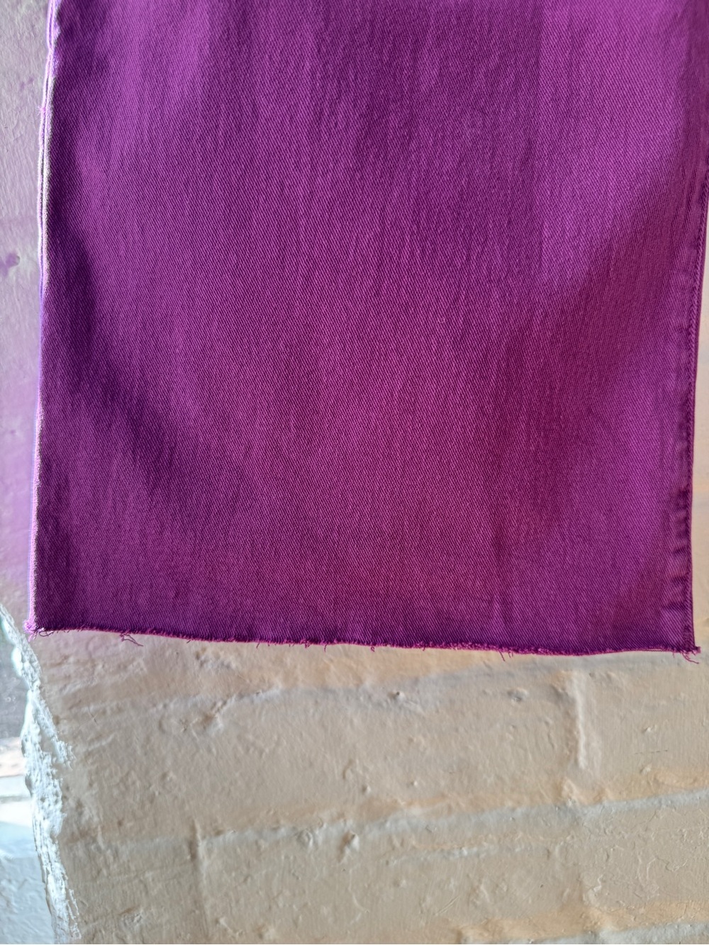 KUT from the Kloth Meg High Rise Wide Leg Jeans Purple Magenta - Picture 5 of 12